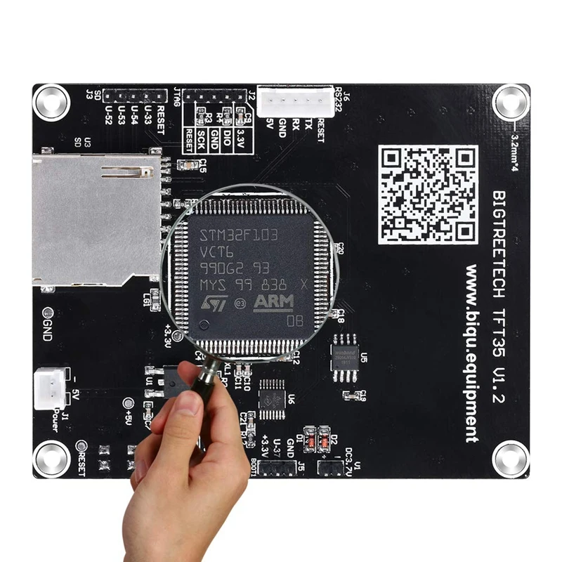PPYY новый части 3d принтера Tft35 V1.2 пресс экран дисплей 3 5 дюймов Reprap смарт