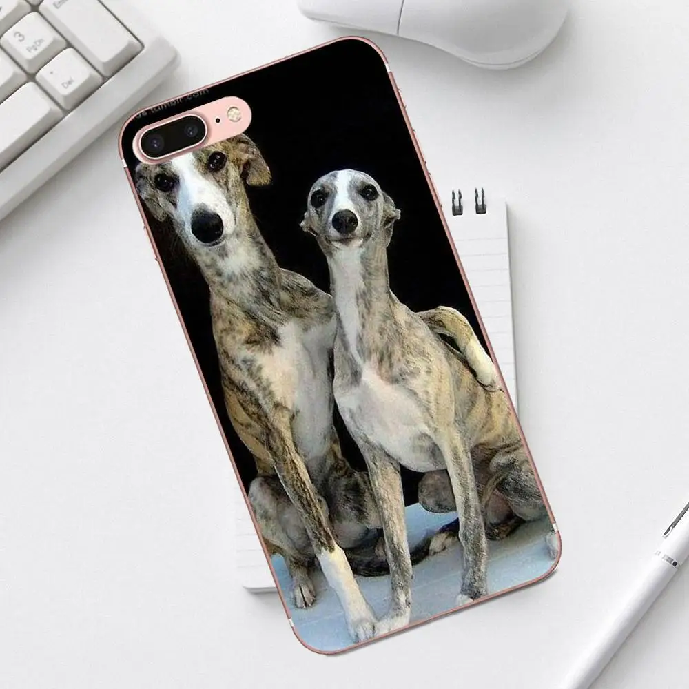 Для iPhone 4 4S 5 5C SE 6 6S 7 8 Plus X XS Max XR Galaxy A3 A5 J1 J3 J5 J7 2017 тонкая ТПУ клетка I Love My Whippet Dog