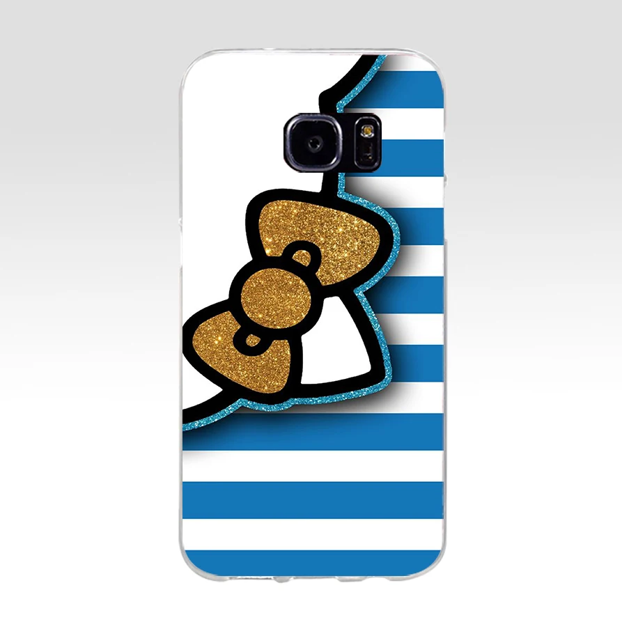 10 76A Модный мягкий силиконовый чехол hello kitty из ТПУ для samsung Galaxy s6 s6 s7 edge s8 s9 plus чехол - Цвет: 10