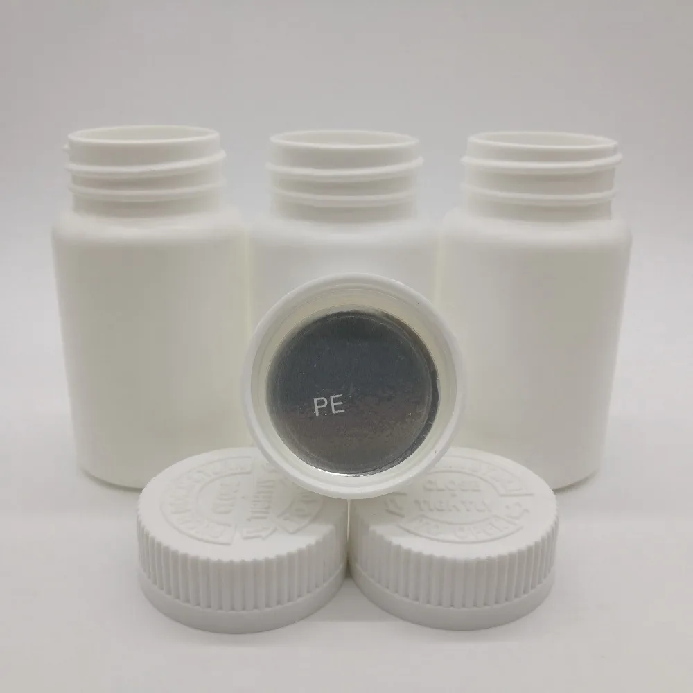 50 шт./лот 100 мл см3 HDPE Капсульная бутылка пластиковый контейнер для таблеток с