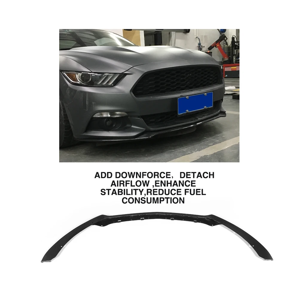 Разветвители для переднего бампера из углеродного волокна/ФАП Ford Mustang Coupe Convertible 2