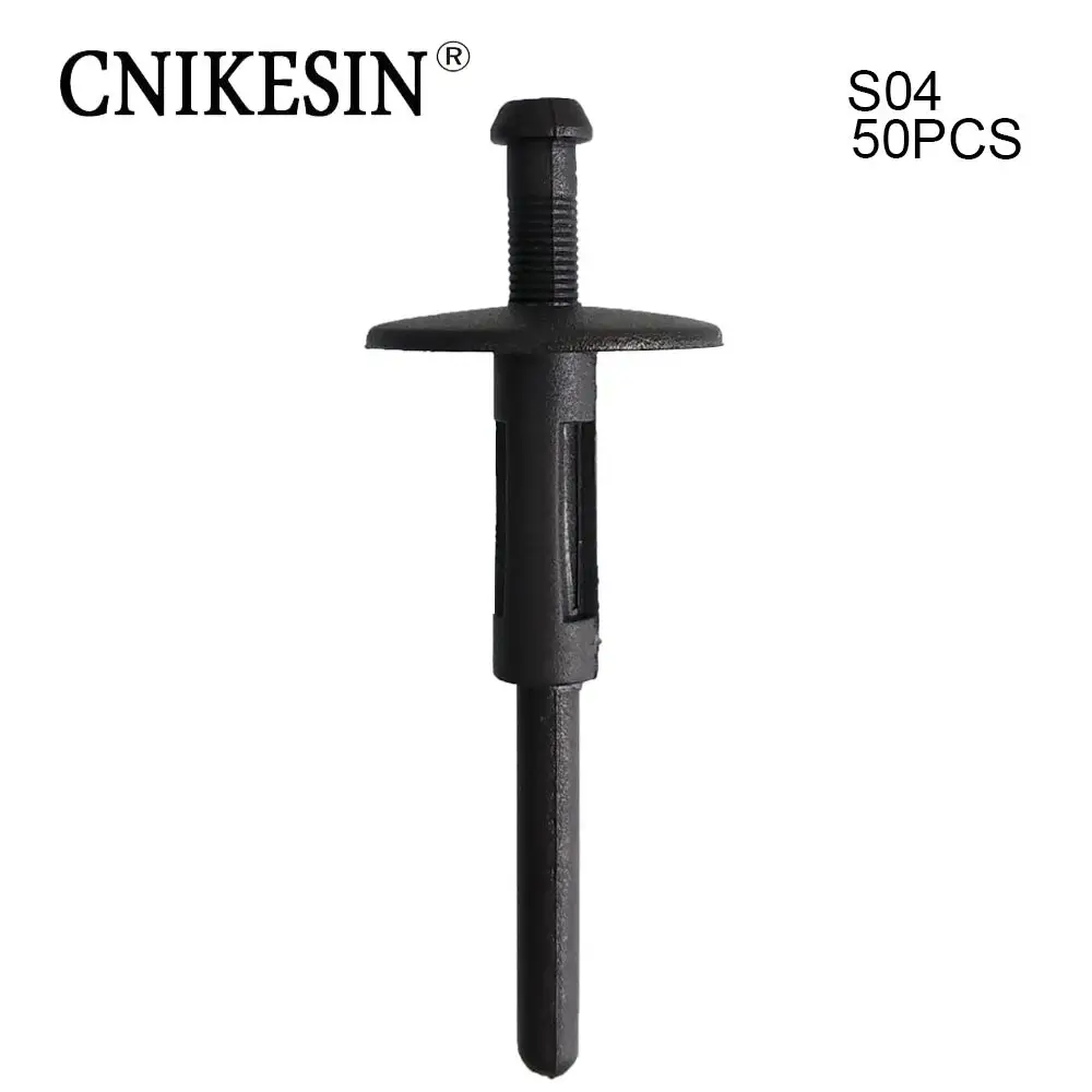 CNIKESIN 50 шт. S04 6 мм Размер отверстия авто крепеж колеса Арка накладка нейлоновые
