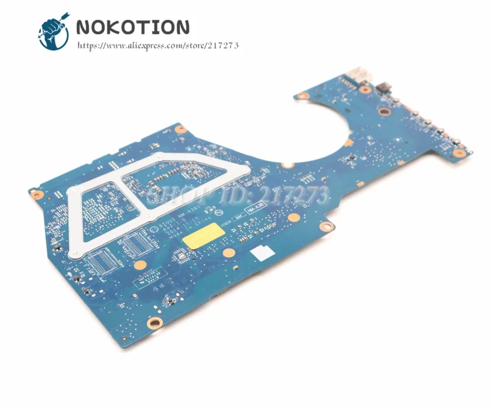 NOKOTION для lenovo yoga 3 14 Материнская плата ноутбука I7-5500U процессор DDR3L BTUU1 NM-A381 основная плата