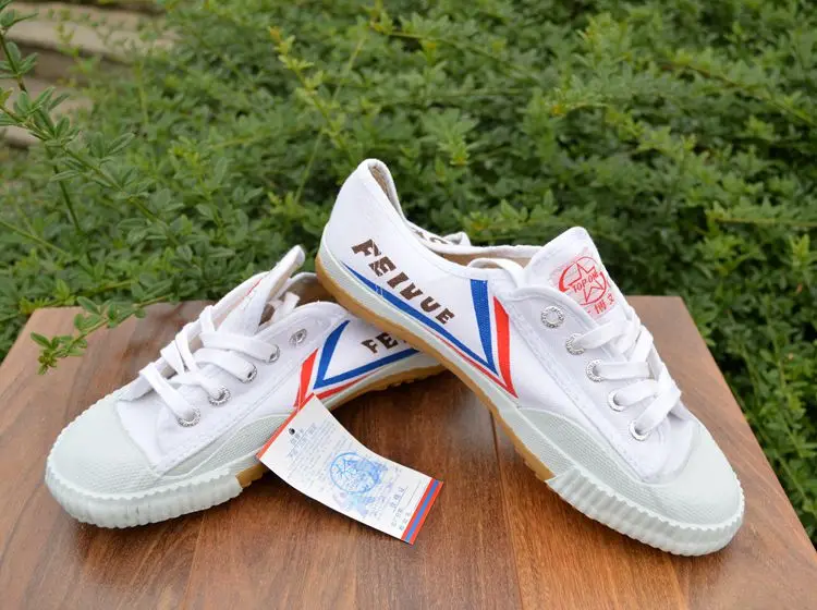 Китайские FEIYUE кунг-фу Боевые искусства обувь для трека и поля кроссовки Нескользящая парусиновая обувь 1-511