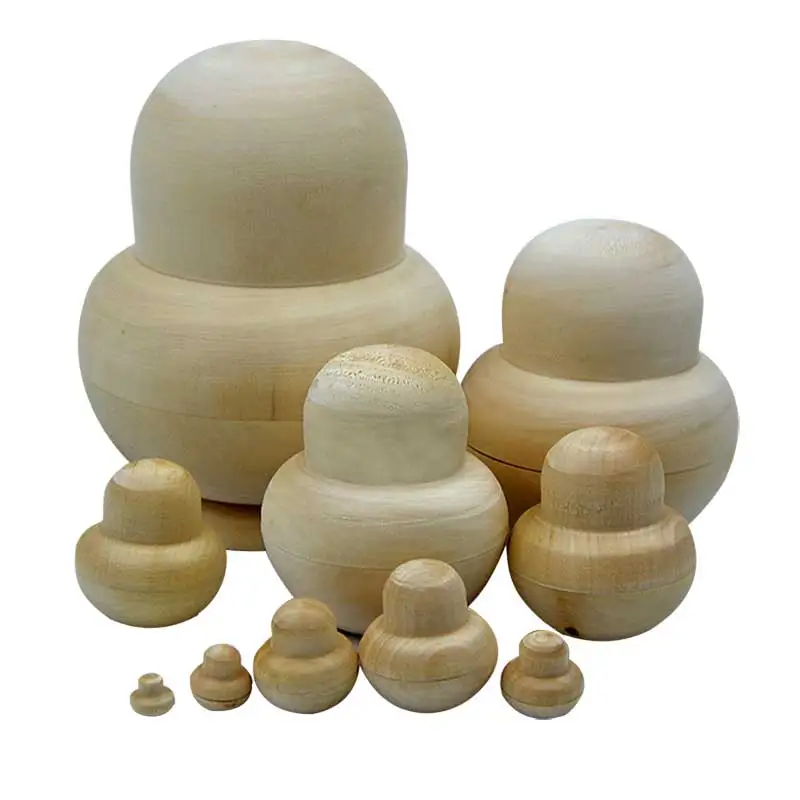 10 шт. новые деревянные эмбрионы русские Матрешки матрешки куклы игрушки