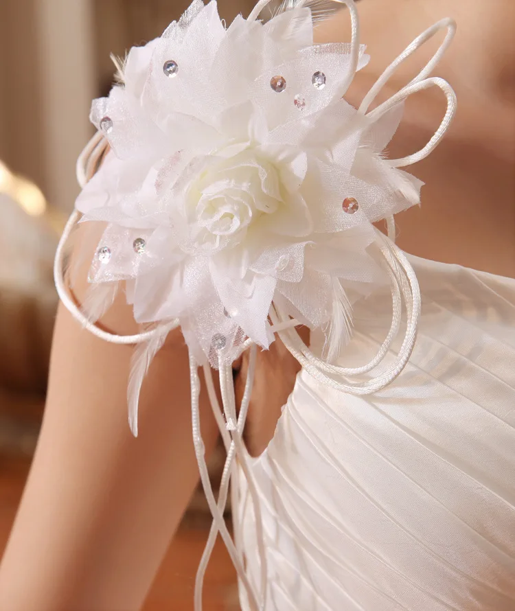 Винтажные кружевные свадебные платья бальные на одно плечо Vestidos Cerimonia