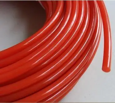 10 м/лот Диаметр: 6 мм красная гладкая промышленная круглая ленточная конвейерная