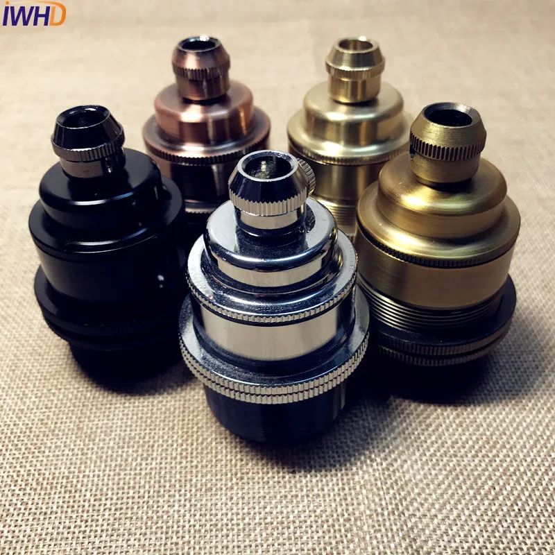 Винтажный медный патрон для лампы Эдисона Цоколь E27|e27 lamp holder|douille e27socket vintage |