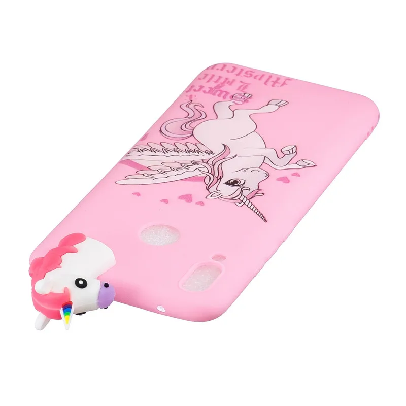 Силиконовый чехол Y9 (2019) для Huawei Y 9 JKM-LX1 Мультяшные 3D куклы игрушки конфеты мягкий