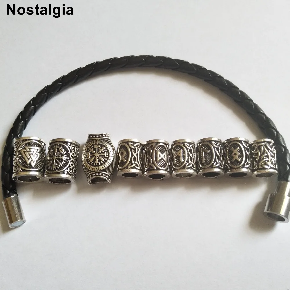 Nostalgia Vikingos Norse ювелирные изделия троица Валькнут Vegvisir бусины компас Vikingo руны амулет Викинг браслет славянские аксессуары
