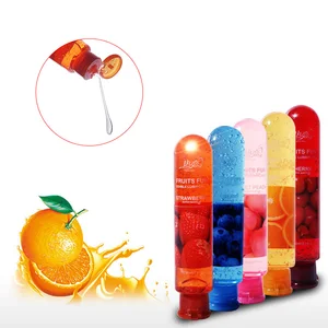 1 шт. 80 мл интимное фруктовое масло клубничный ароматизатор Водорастворимая смазка для тела Смазка для орального секса лубрикант для фруктов массажное масло