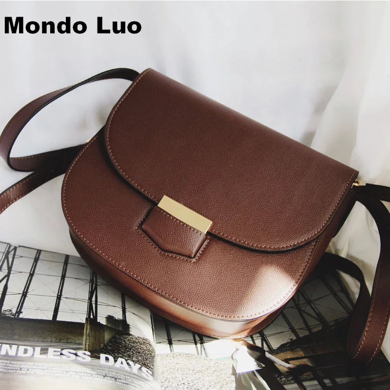 Новинка 2018 женская сумка в стиле ретро винтажная модная однотонная через плечо