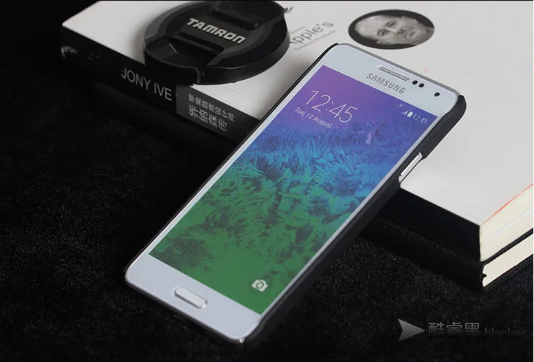 Матовый пластиковый жесткий резиновый чехол-накладка для samsung Galaxy Alpha G850F G850T G850M G850Y Alfa capa fundas