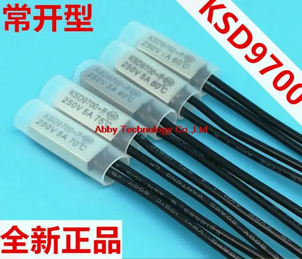 Бесплатная доставка KSD9700 5A250V 40 50 60 70 80 90 100110 градусов Цельсия N. C. Термостат с