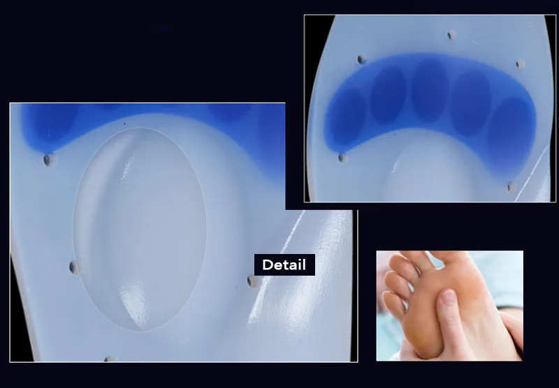 

Mr.Niscar 1 Pair Orthotic Silicone Shoe Pad Comfortabl Flat Feet Arch Support insoles orthopedic Sweat-Absorbant insoles