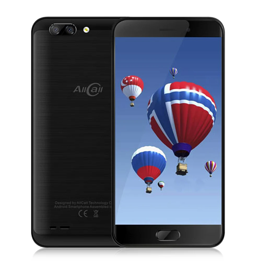 AllCall Atom 4G Смартфон 5,2 дюйма Android 7,0 MTK6737 Quad Core 1,3 ГГц 2 ГБ ОЗУ 16 ГБ ПЗУ 2,0 МП + 8,0 МП Двойные задние камеры