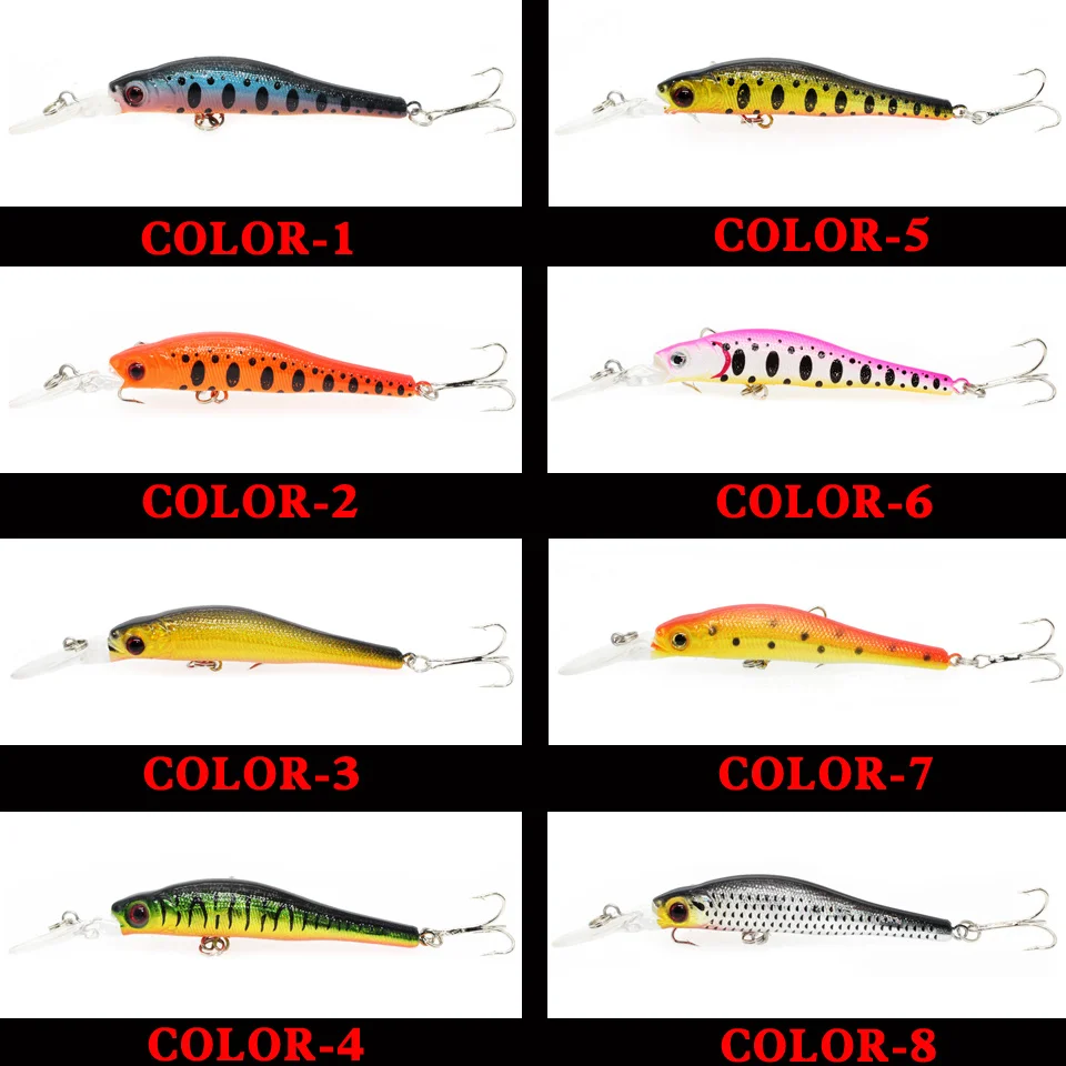 Minnow Fishing приманка кренкбейт снасть жесткая для глубокого плавания искусственная