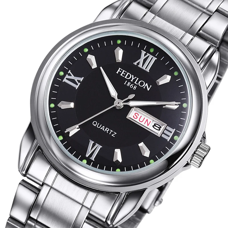 Мужские часы Reloj Hombre новинка Прямая поставка мужские со стальным ремешком с