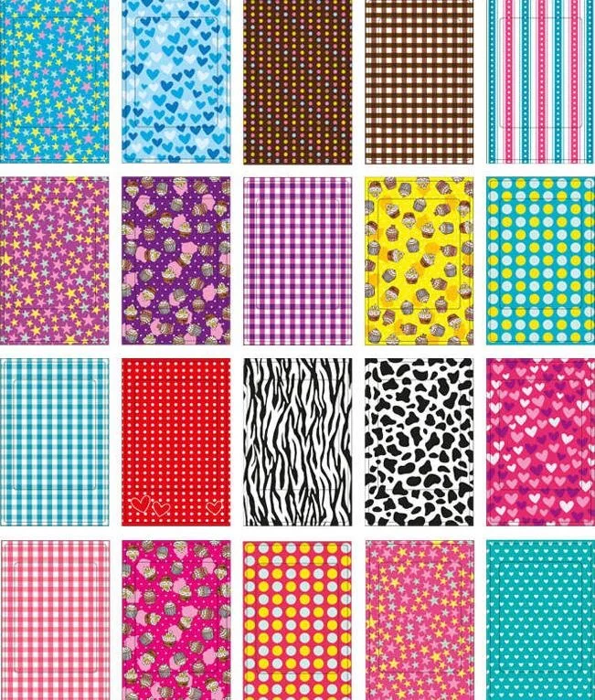 Vivid color 1 упак./лот Kawaii Мини Винтаж 9 смешанных Полароид Стиль фоторамка набор наклеек на Многофункциональный примечание деко этикетка наклейки для дневника - Цвет: Vivid color