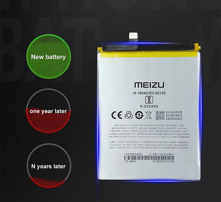 Meizu 4100 мАч BS25 батарея для Meizu M3 MAX мобильный телефон Высокое качество батарея с номером отслеживания