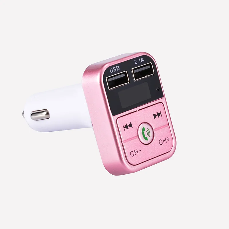 Purple Автомобильный MP3-плеер transmteteur Авто bluetooth музыка громкой связи беспроводной комплект FM USB передатчик зарядное устройство FM модулятор автомобильные аксессуары - Формат цифровых медиаданных: Purple