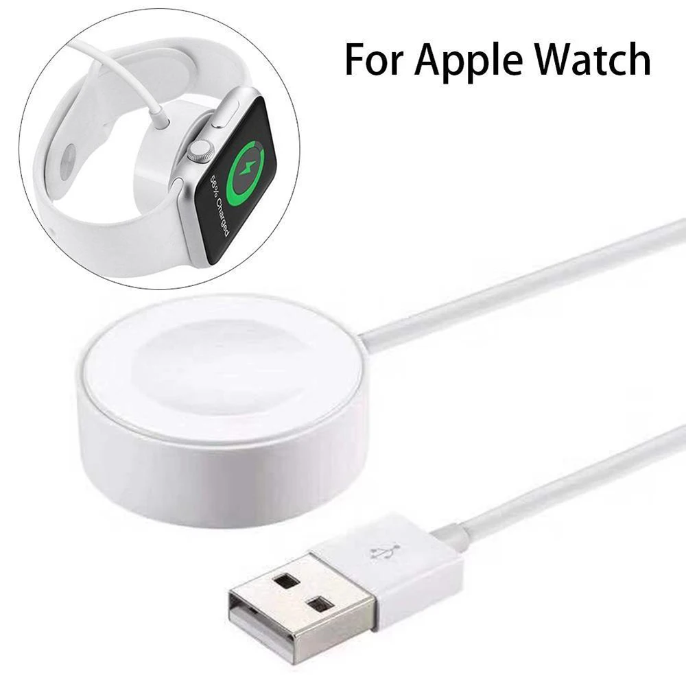 HUASHINE Беспроводное зарядное устройство для iWatch серии 1 2 3 4 USB Магнитный зарядный