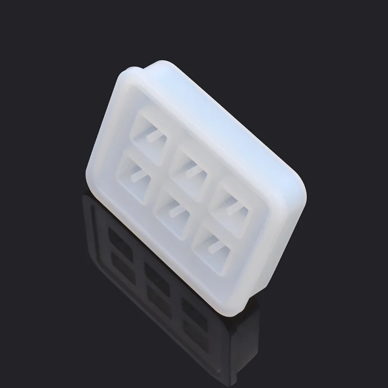 Новинка прозрачная прямоугольная силиконовая форма Chzimade бусины квадратный шар 6