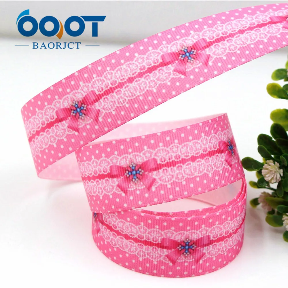 Мультяшные ленты OOOT BAORJCT 1711083 25 мм 10 ярдов Термотрансферная печатная корсажная