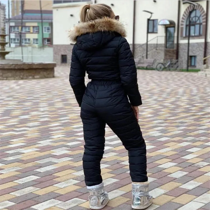 Женские цельнокроеные брюки хлопковый костюм с капюшоном и очень большим