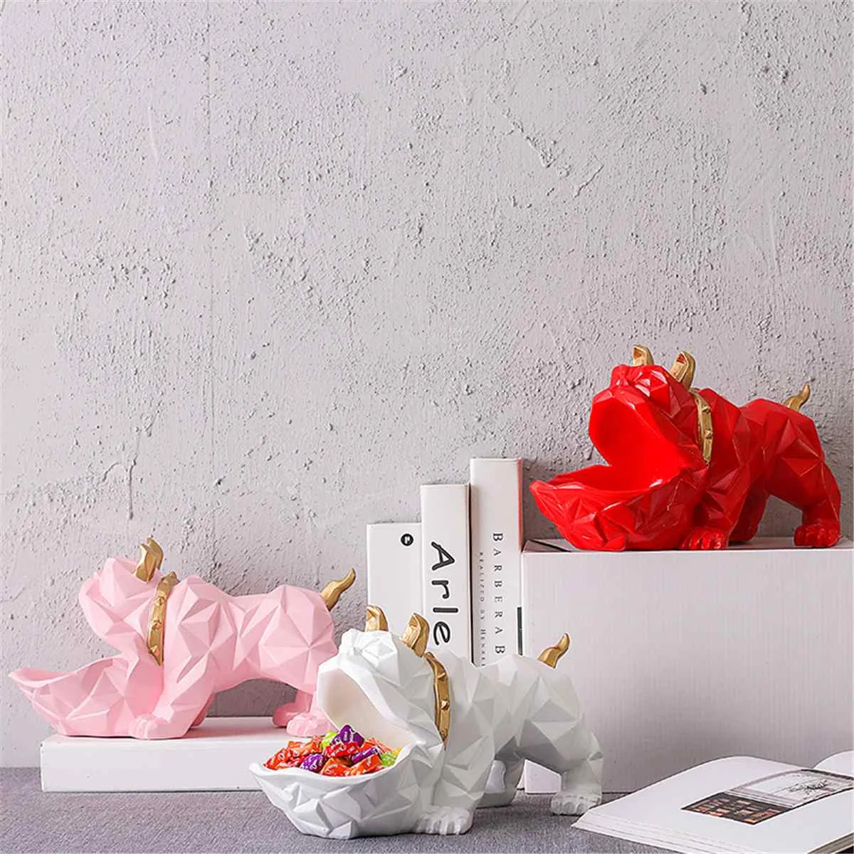 Creatives Bulldogs Украшение коробки для конфет Lucky Dog Creatives вход консилер диск дверь обувного шкафа ключ коробка для хранения лучший подарок