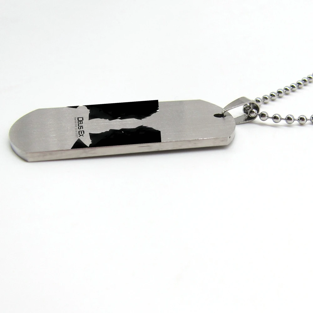 Новая Игра Deus Ex: Mankind Divided ожерелье Adam Jensen Dog Tag подвеска из нержавеющей стали