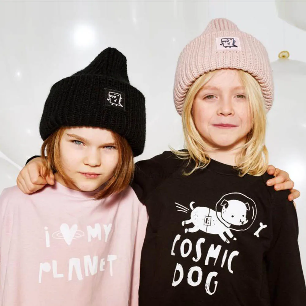 Новинка 2018 года модная зимняя вязаная шерстяная шапка для маленьких мальчиков и