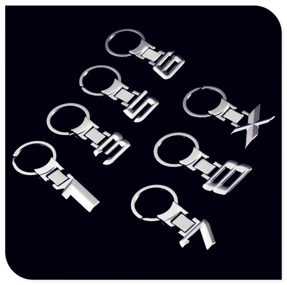 Автомобильный 3d брелок для ключей из сплава с эмблемой кольца Mitsubishi ASX Endeavor Expo Galant