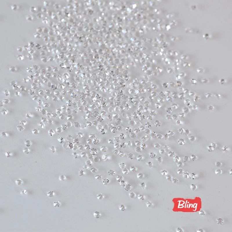 1440pcs/bag Many Sizes Crystal Color Zircon Rhinestones Micro Mini Nail Art Decorations B0800 | Дом и сад