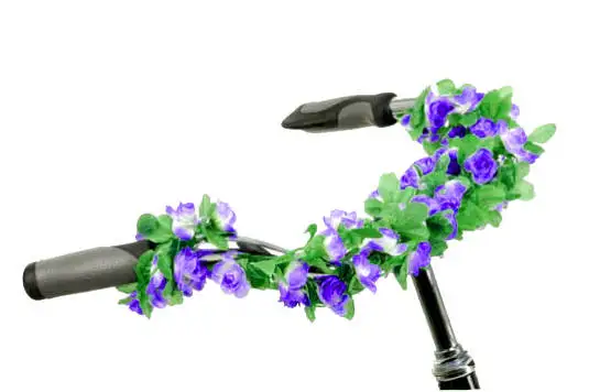 Велосипедный руль цветочное украшение велосипед ROSWHEEL красочный практичный