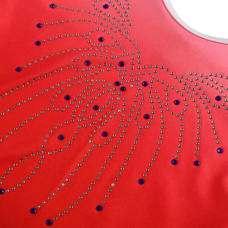 

Children Gril Long Sleeved Diamond Pattern Gradient Body Suit Ballet Gymnastics Dance Dance Practice Clothes Clothes