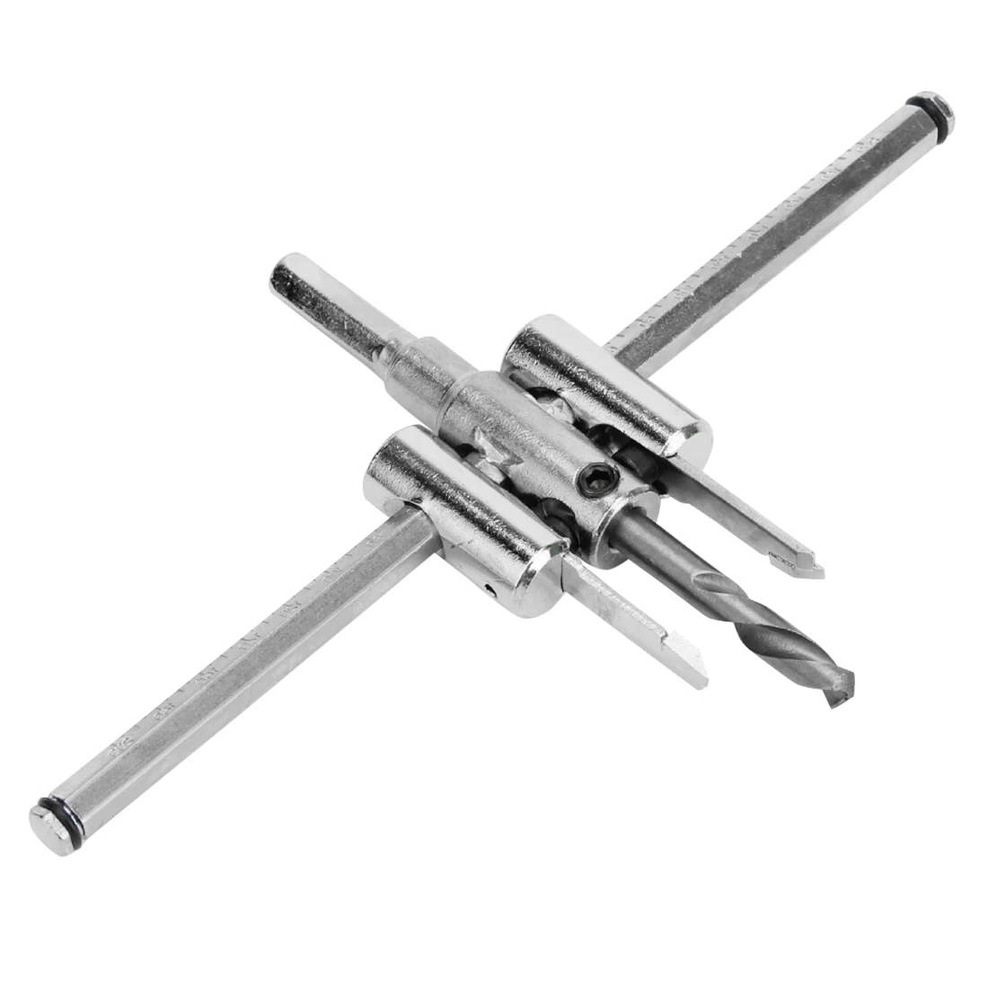 

120mm/200mm/300mm Adjust Wood Circle Hole Saw Cutter Tool Kit Set 1Pc Cordless Drill Bit For Woodworking