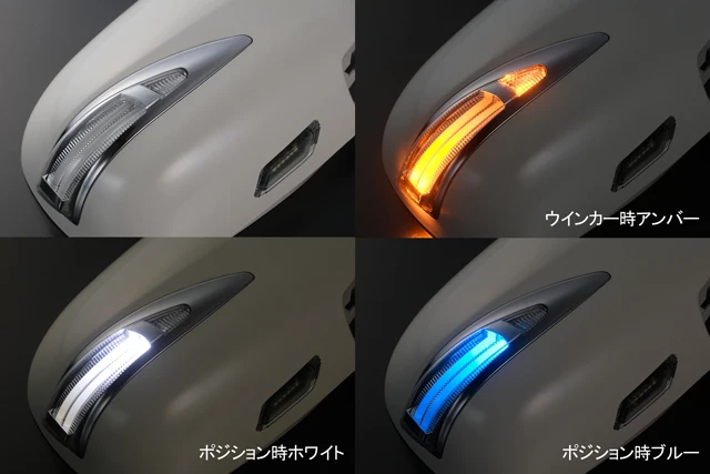 Электрическое боковое зеркало заднего вида со светодиодный подсветкой для Toyota hiace