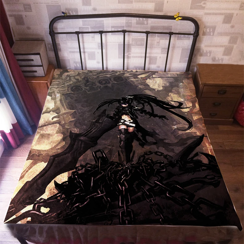 

Anime Manga Black Rock Shooter Bed Sheet 150*200cm Bedsheet 002