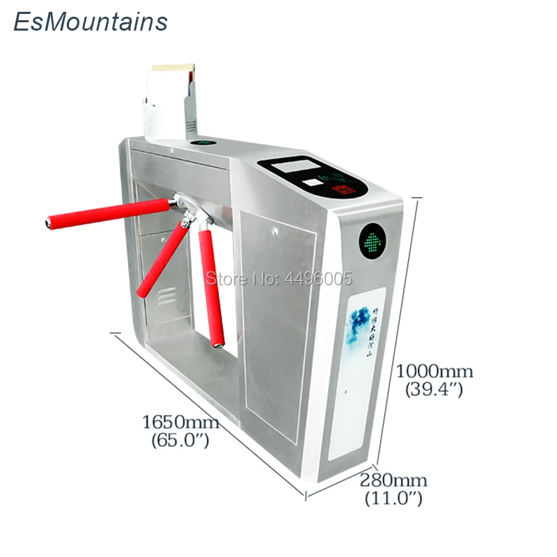 EsMountains безопасности системы контроля доступа автоматические считыватель штрих