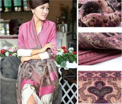 Бесплатная доставка! Новые цвета шампанского пашмины 100% кашемир женские шарфы