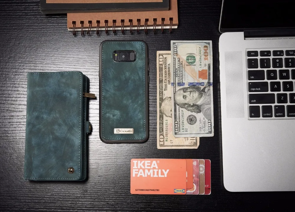 Для Coque Galaxy S8 Plus чехол s Премиум Ретро кошелек на молнии кожаный чехол-книжка Магнитный чехол для samsung S8 S8 Plus S9 S7Edge