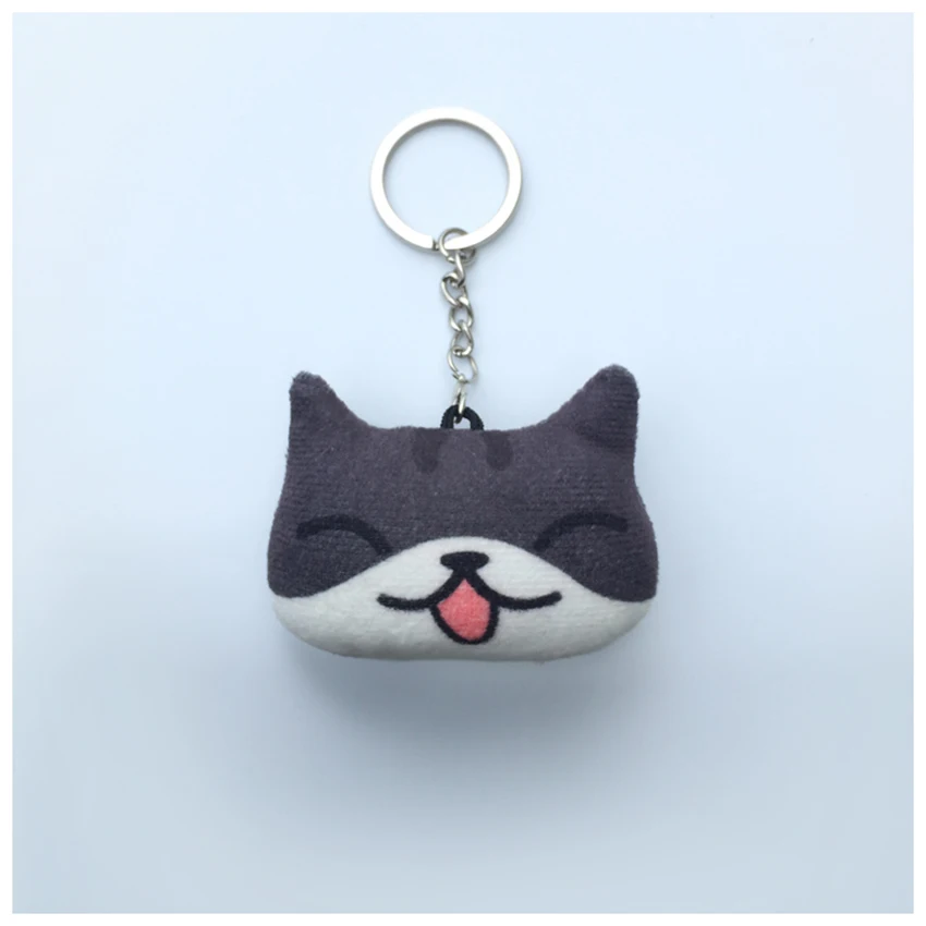 Fashion Metal 3D Car Keychain Dog Cat Key Ring Pet Cute Chain For BMW Ford Toyota Nissan Honda Auto Styling Accessories | Автомобили и