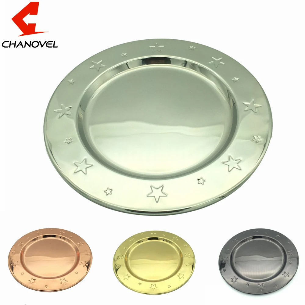 CHANOVEL 30 см тарелка для фруктовых блюд из нержавеющей стали инструменты фруктов