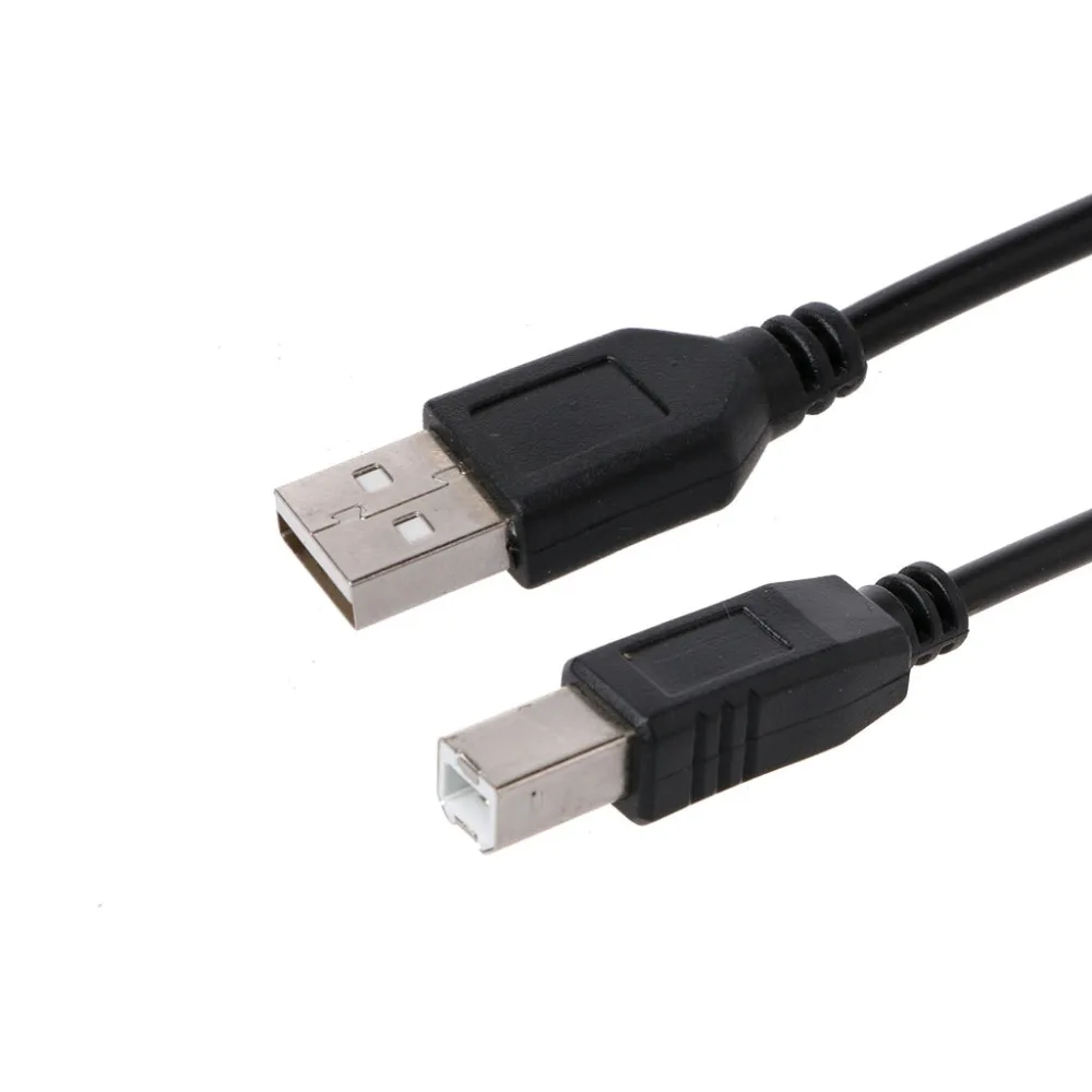 Новинка 1 5 м USB 2 0 тип А папа к Type B Кабель адаптер для передачи данных принтера