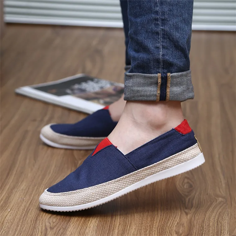 Новое поступление 2016 Высококачественная Мужская обувь на плоской подошве летняя