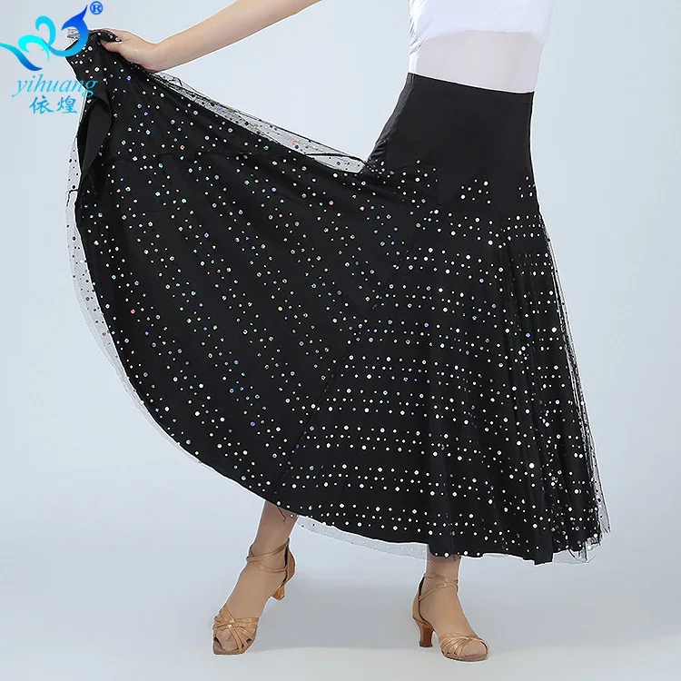 Новая современная танцевальная юбка для девочек социальные танцевальные