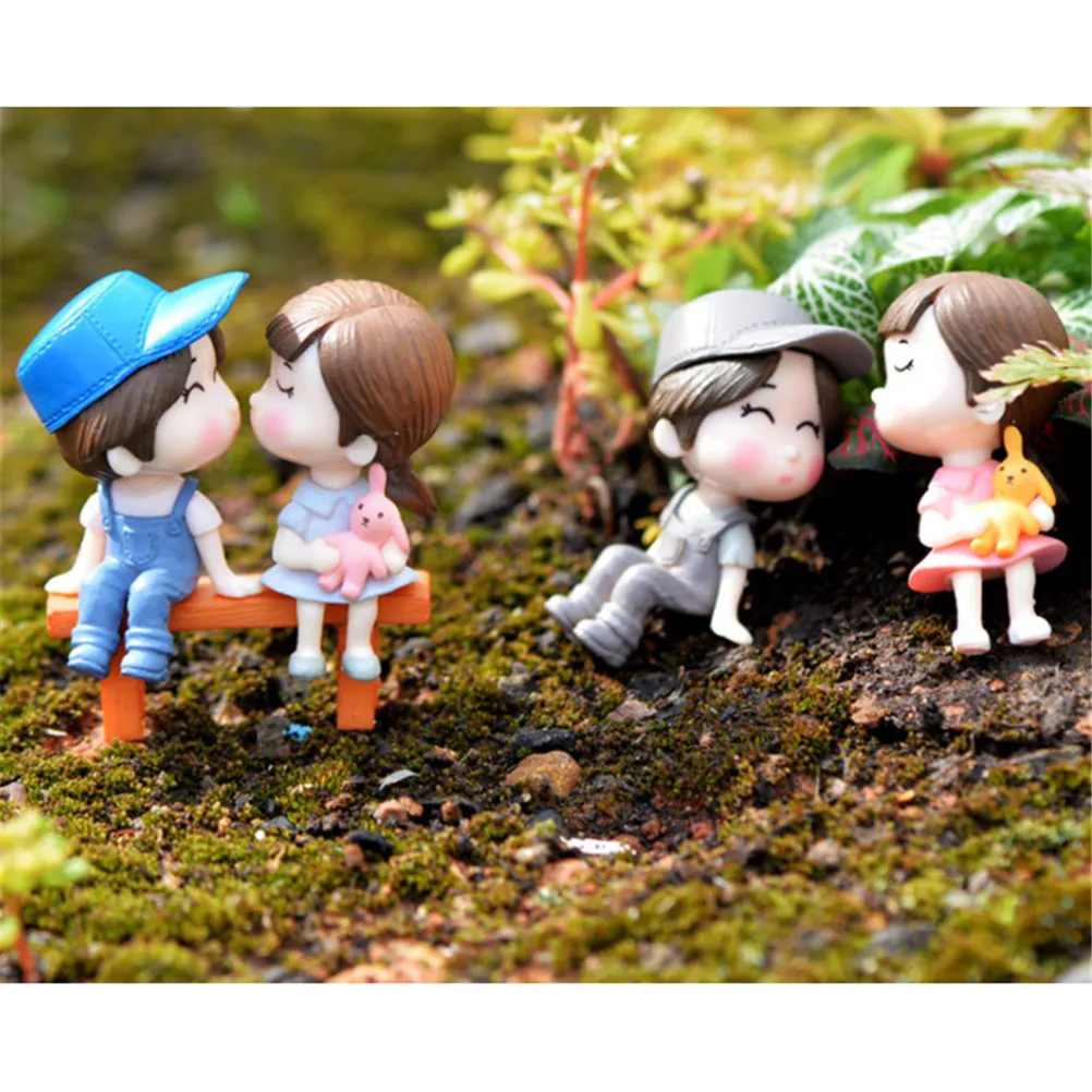 3 шт./компл. фотостул пары dollsминиатюры DIY микро декор ландшафта кукла/Террариум