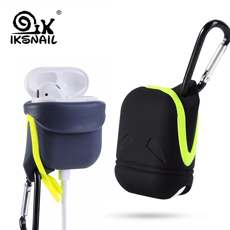 Чехол IKSNAIL для Apple Airpods аксессуары чехол Air Pods силиконовый s беспроводных Bluetooth