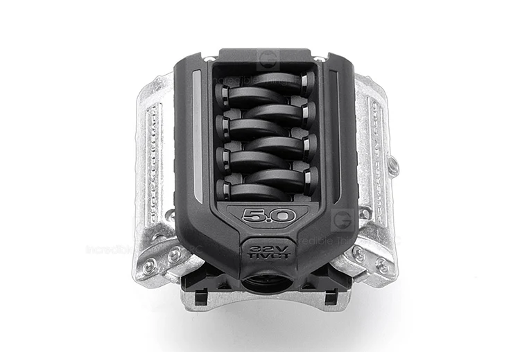 Имитация F11 V8 5,0 радиатор двигателя двойной вентилятор для 1/10 RC Гусеничный автомобиль Traxxas TRX4 Defender Bronco AXIAL SCX10 RC4WD D90 D110